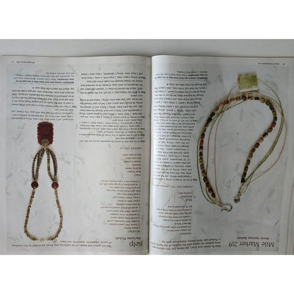 Stringing Magazine Spring 2006 Over 150 Designs And How To Create Them - Picture 13 of 16